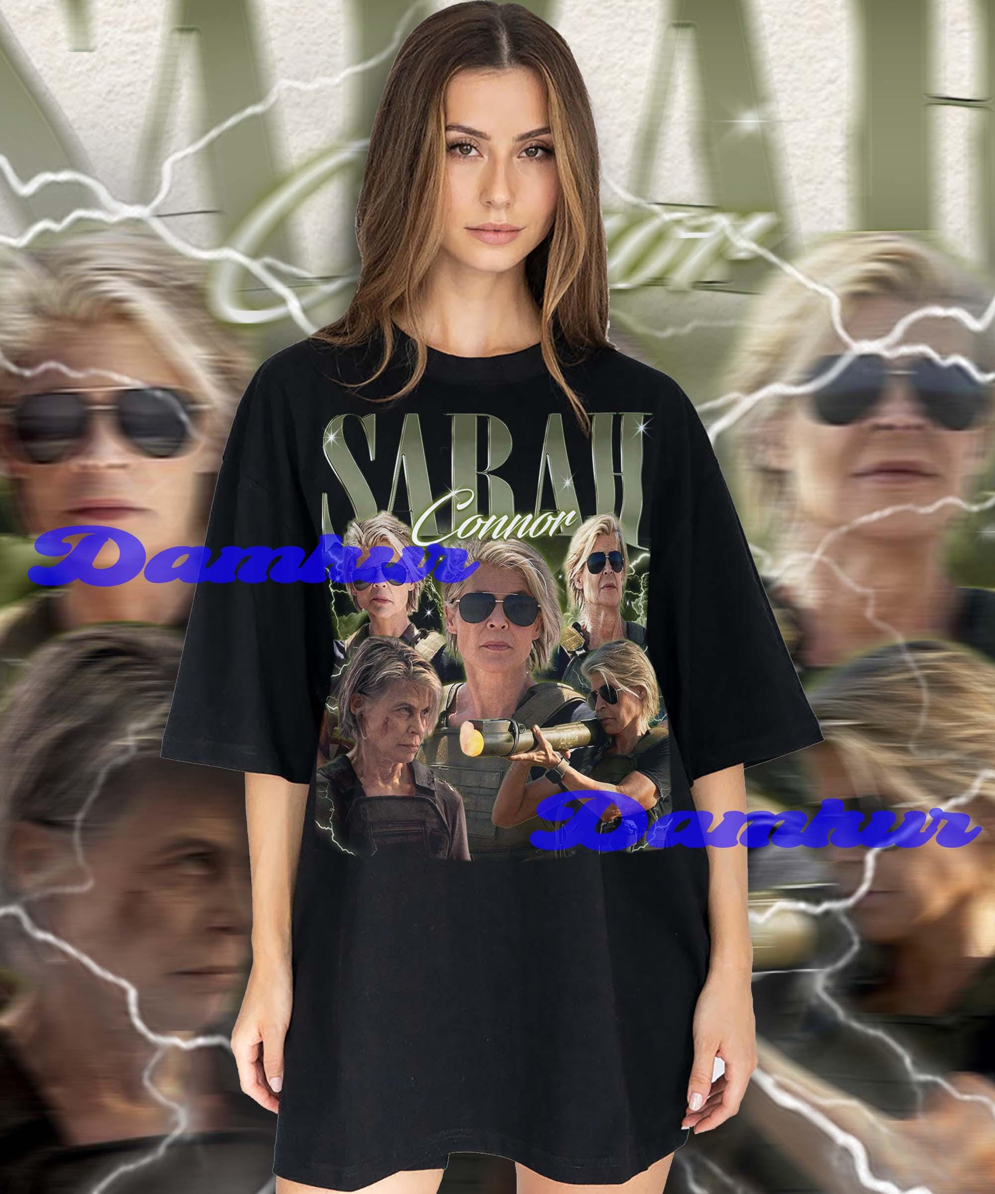 Sarah Connor Shirt, Sarah Connor Vintage Tshirt, Sarah Connor Retro Fan ...