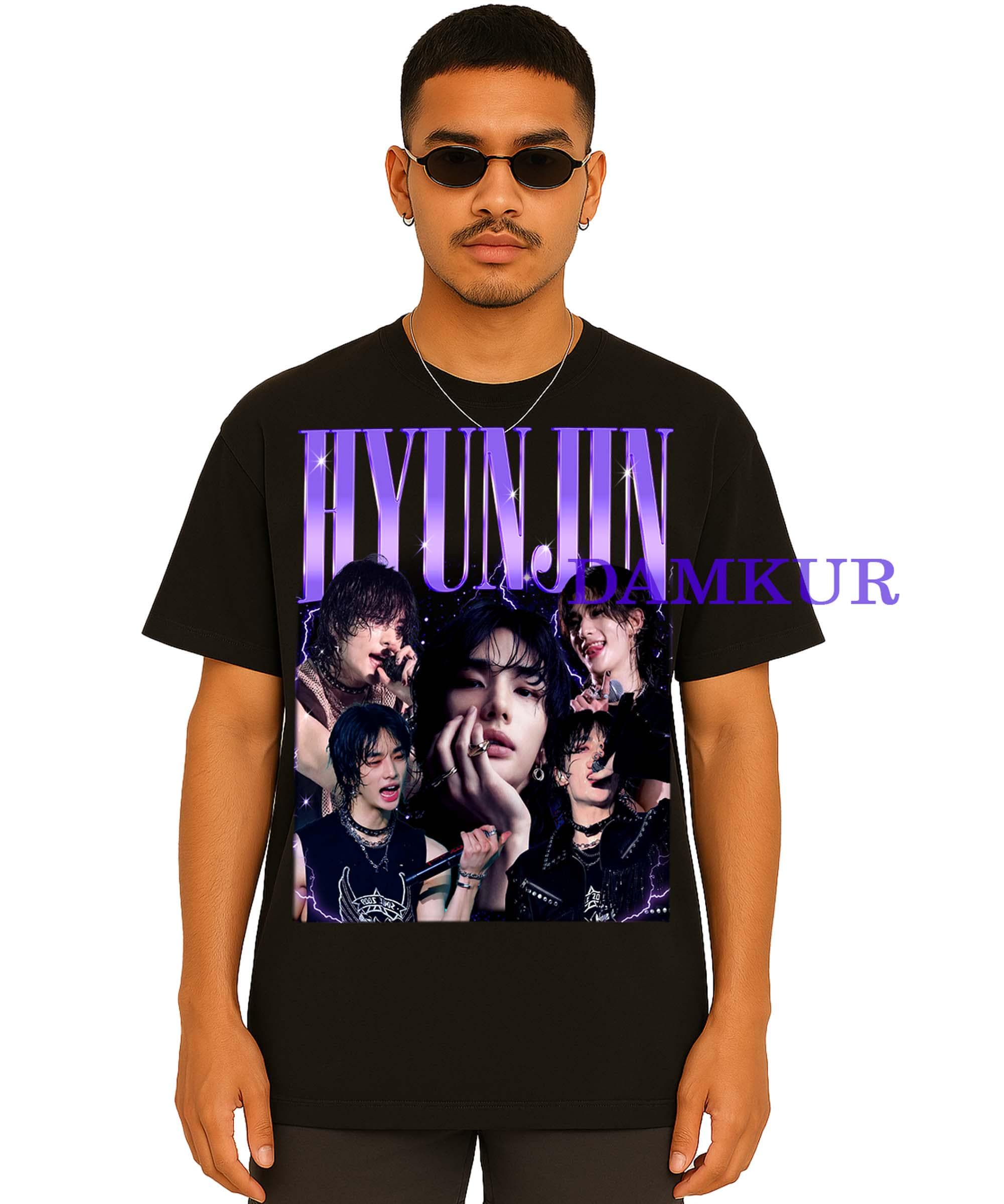 Hyunjin Shirt, Hyunjin Retro Tshirt, Hyunjin Retro Fan Tees