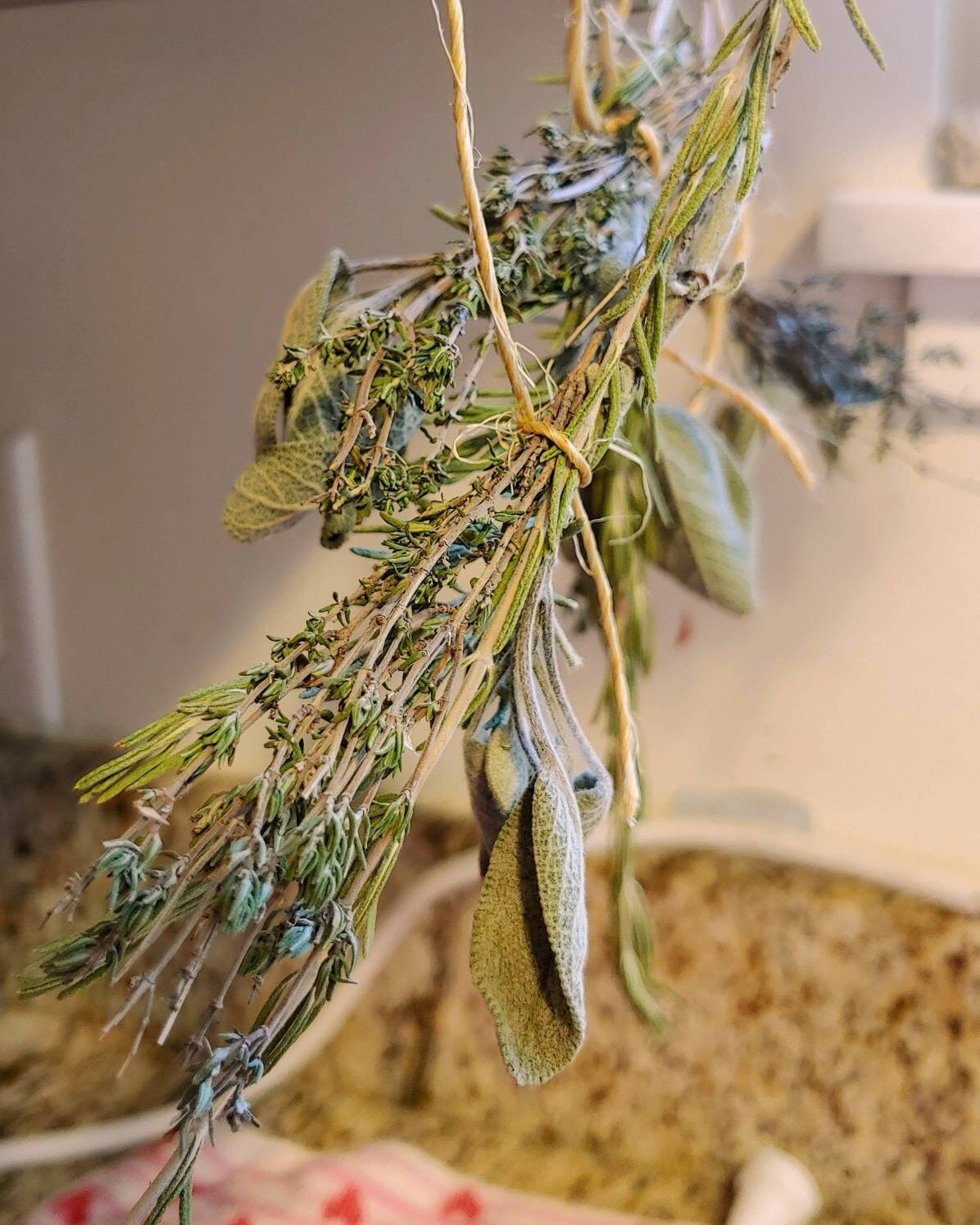 Set of Five Bouquet Garnis Dried Rosemary, Parsley, and Sage Etsy