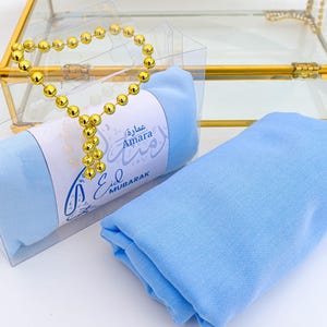 Personalized Custom Pashmina Scarf Elegant Wrap Gifts Favors for Guest in Bulk Ramadan Eid Hajj Umrah Wedding Baby Shower Party Favors Gifts