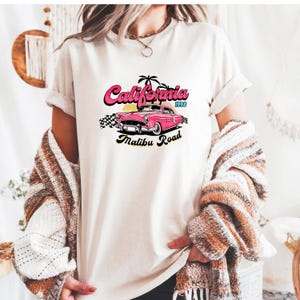 California State Flower Comfort Colors T-Shirt - Botanischer Garten T-Shirt, Reisegeschenk für Mutter & Freundin, Florale Freizeitkleidung