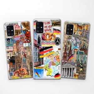 Germany Trendy Collage passend für Samsung S25 Ultra S24 FE S23 S22 S21 passend für Samsung A56 A55 A54 A53 A52s A36 A35 A16 A15 A14