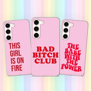 Girls Motivation Quote Cute Text Phone Case fits Samsung S25 S24 S23 Ultra S22 S21 S20 FE fit Samsung A56 A55 A54 A53 A52 A35 A16 A15 A14