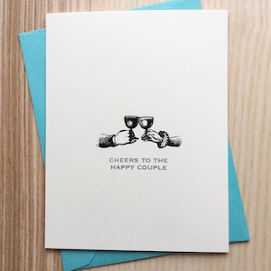Wedding Card, Anniversary Card, Engagement Card, Vintage Wedding Card, Food Pun Card, Gay Wedding Card, Handmade Card
