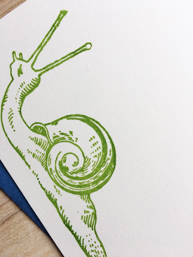 Snail Mail Card, Thinking of You, Friendship Card, Vintage Card, Every Day Greeting Card, All Occasion Card, Pen Pal Card, Handmade Card image 2