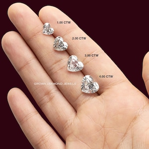 IGI Certified Heart cut Lab Grown Diamond, Lab Created Heart Shape Loose Diamond, Heart Cut CVD Diamond Heart cut White LabGrownDiamond