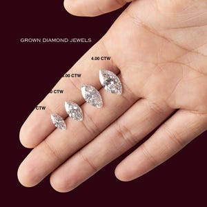 IGI Certified Marquise Cut Lab Grown Loose Diamond/ 0.50 To 10.00 CT Solitaire Lab Diamond/ Eco Friendly Diamond For Wedding Gift