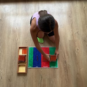 Montessori Math Mat Set: Hands-On Learning Tool