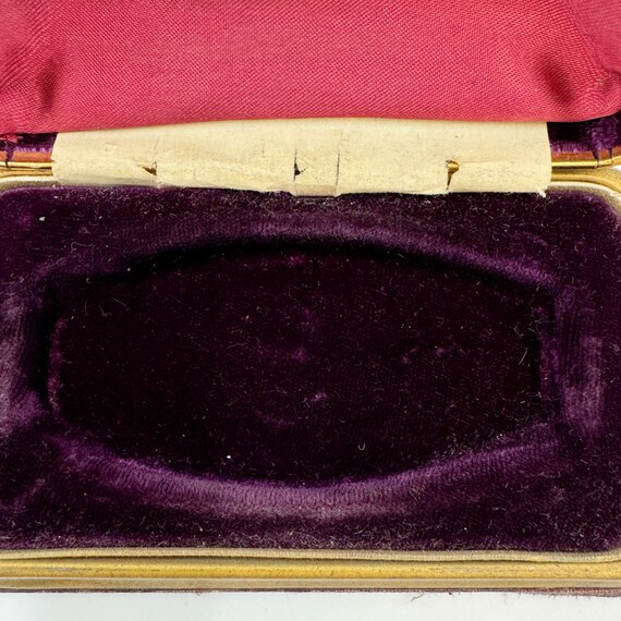 Vintage 40s Velvet Jewelry Box | Benrus Watch Box… - image 6