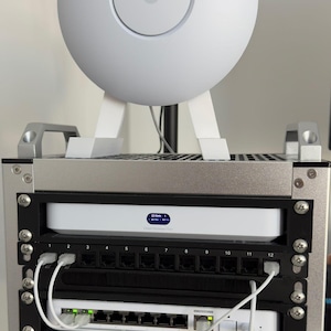 10" Rackmount Panel für UniFi USW-Flex-2.5G-8-PoE | PETG 10 Zoll Rack Adapter | Ubiquiti Switch Halterung | 3D-Druck Rackmount 26