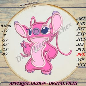 Angel APPLIQUE, 6 sizes, Instant Download
