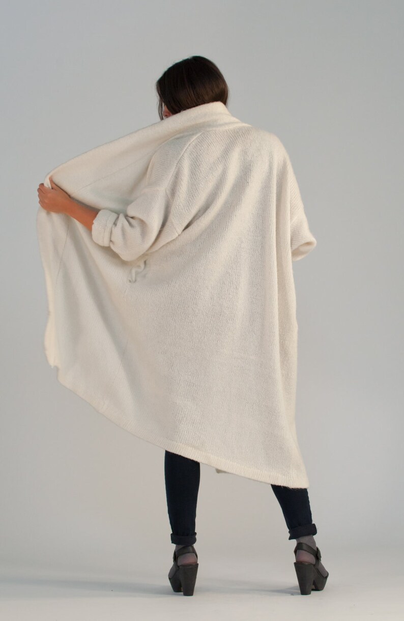 Vintage Long Sweater Coat Etsy