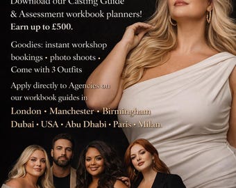 AP Plus-sized Modelling Workbook - Download, Apply and land commercial Gigs UK, US, Abu Dhabi
