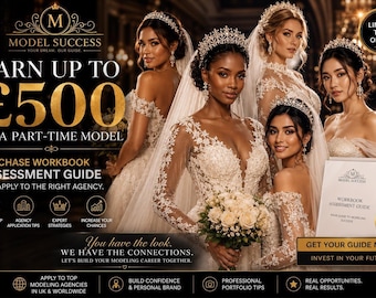 Bridal Modelling Workbook & Planner – Launch Your Career (Digital Download)