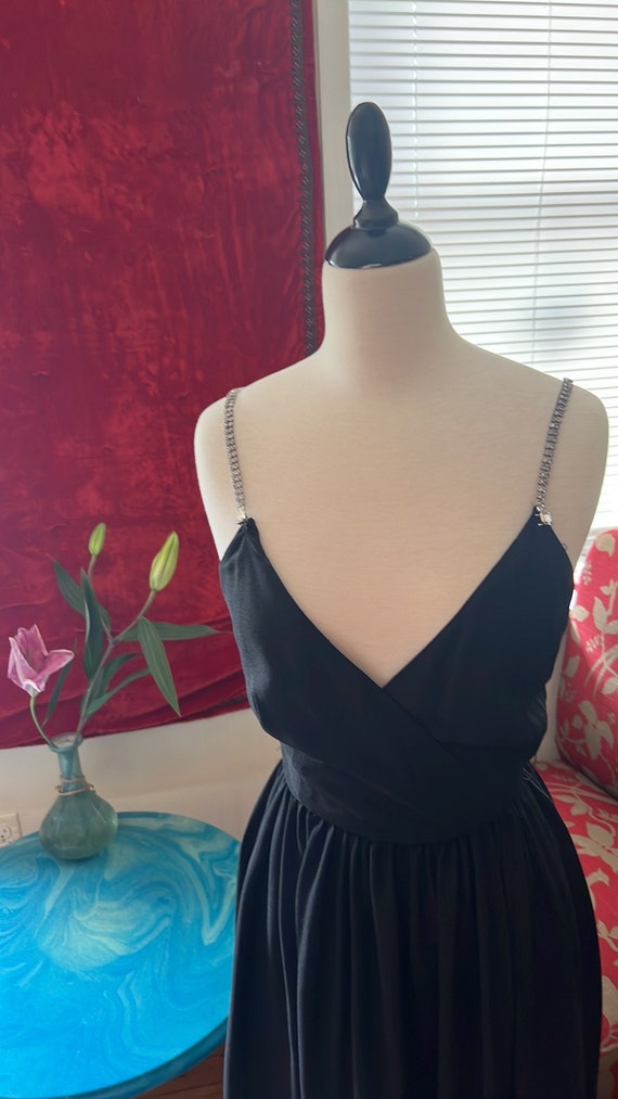 1980S MORTON MYLES Black dress