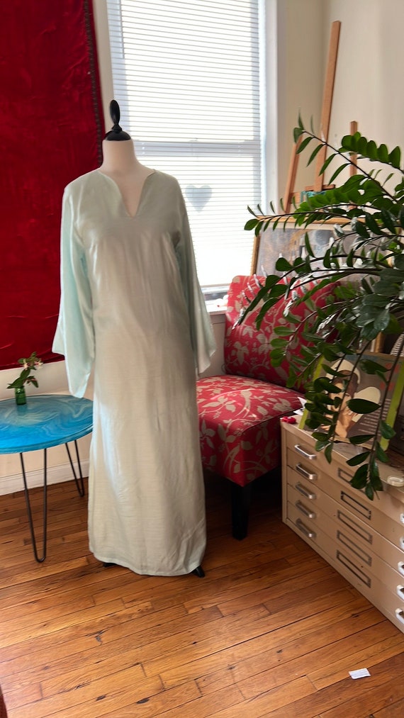 1970’s Silk-Wool caftan - image 3