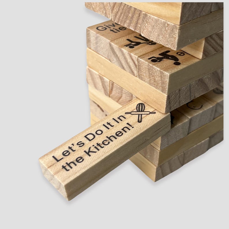 Couples Date Night Ideas, Naughty Jenga Tower Game, Drunk Adult Fun