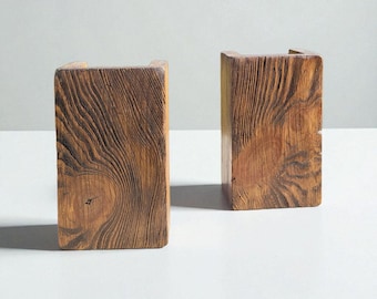 Rustic Wooden Wall Sconces Set – Handmade Pine Wood Lamps | Farmhouse Wall Decor | Unique Gift for Home | Natural Wooden Lighting