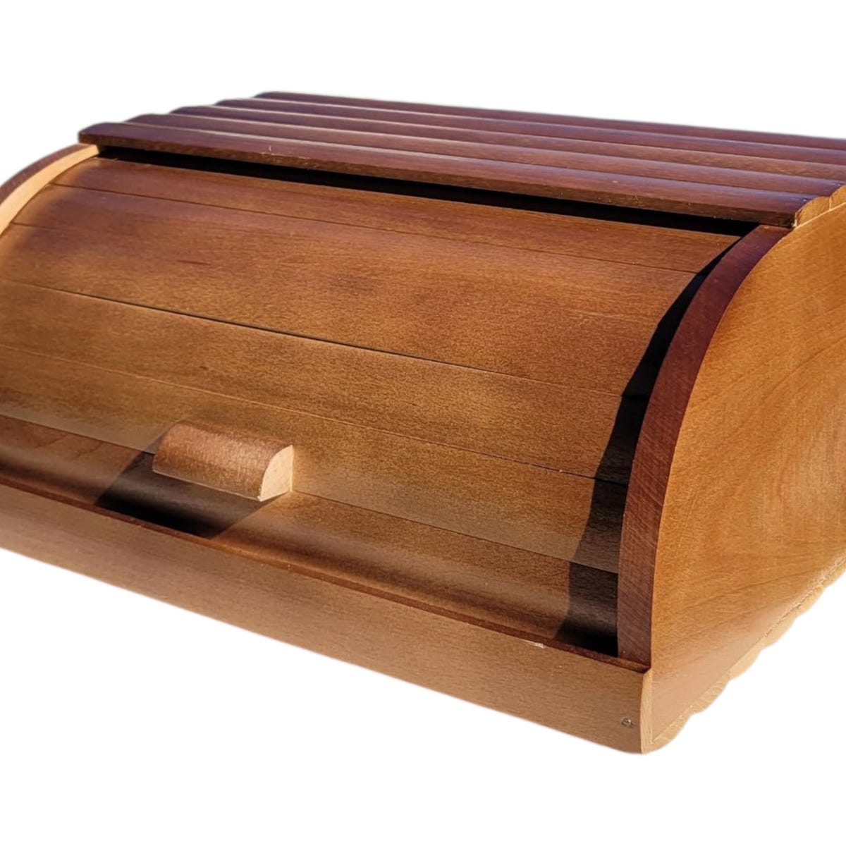 Natural Beech Wood Bread Box Handmade - Etsy
