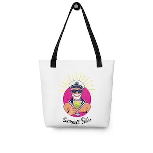 Gay Daddy Vacation Tote Bag – Fun Beach Bag for Pride Trips & Cruises