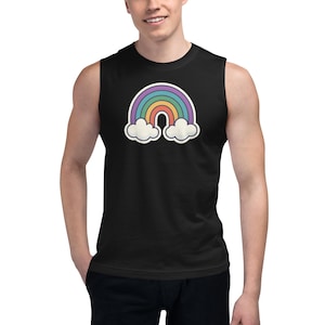 Rainbow Tank Top – LGBTQ+ Pride Sleeveless Shirt | Colorful Equality Unisex Festival Tank