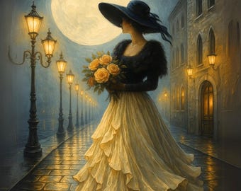 Moonlit Elegance Tarot Deck—Romantic Illustrated Arcana of Mystery and Light