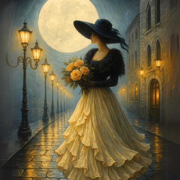 Baraja de Tarot Elegancia a la Luz de la Luna, Cartas de Misterio Romántico