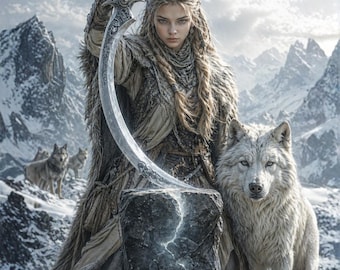Daughter of the Pack tarotdeck, Wolf Spirit Wild Soul-kaarten