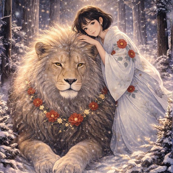 Baraja de Tarot Noche de Camelias, Cartas de Fantasía Invernal