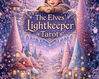 Tarotdeck The Elves' Lightkeeper, Winter Mushroom City Cards