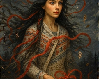 Women of Power Oracle-kaartenstapel, Slavische heks en natuurkaarten