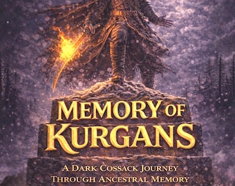 Tarotdeck Memory of Kurgans, reiskaarten donkere kozakken