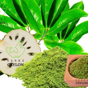 Dehydrated Soursop Leaf Powder: Natural Herbal Tea & DIY Use