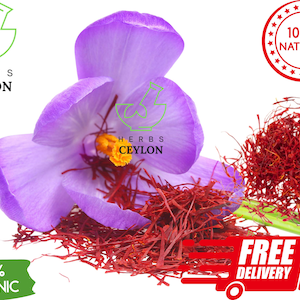Golden Saffron – Premium All-Red Saffron Threads | Grade A+ Super Negin | Pure Saffron for Tea, Paella, Rice, Desserts