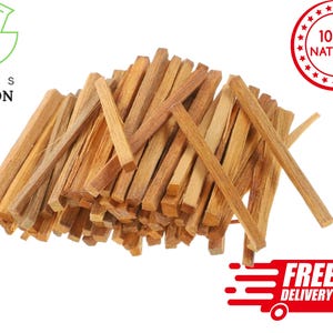 Sandalwood Sticks | Natural Santalum Album | Long Aromatic Wood | Craft & Home Fragrance