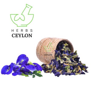 1000g Organic Dried Butterfly Pea Flowers | Herbal Blue Tea | Natural Food Coloring & Culinary Ingredient
