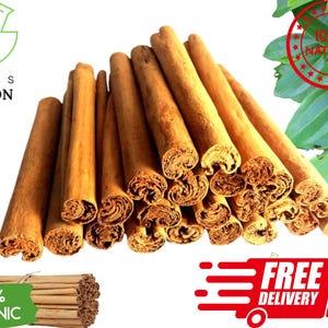 1kg bulk Ceylon Cinnamon Quills , True Cinnamon Sticks Alba , Organic Cinnamomum Verum from Sri Lanka , Natural Culinary Spice