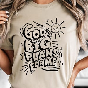 Christian Kid&#39;s T-Shirt: Retro Jesus Bible Verse Design