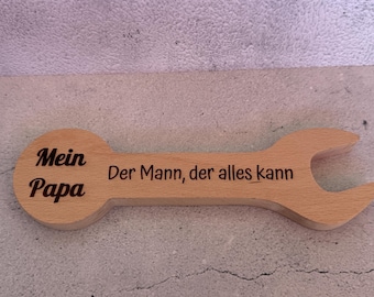 Father's Day Gift | Bottle Opener in the Shape of a Wrench | Gag Gift | Funny Gift for Dad, Grandpa, Birthday, Handyman