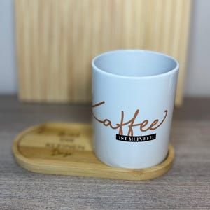 Koffie is mijn beste vriend, koffiemok, het is de kleine dingen geschenkset, koffiemok inclusief tablet, koffieliefhebber