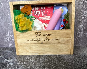 Wellness box, gift set including handmade soap and candle set, complete set for me-time, time out for a wonderful person