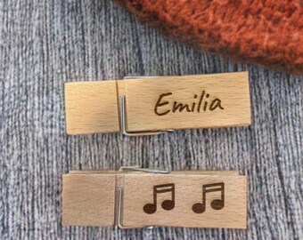 clothespin, clips, wood, fixation, holder