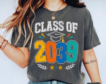 Comfort Colors® Class Of 2039 T shirt, First Day of School, Class of 2039 Shirt, Grow With Me, Growing Up Shirt, Graduation Gift, Class 2039