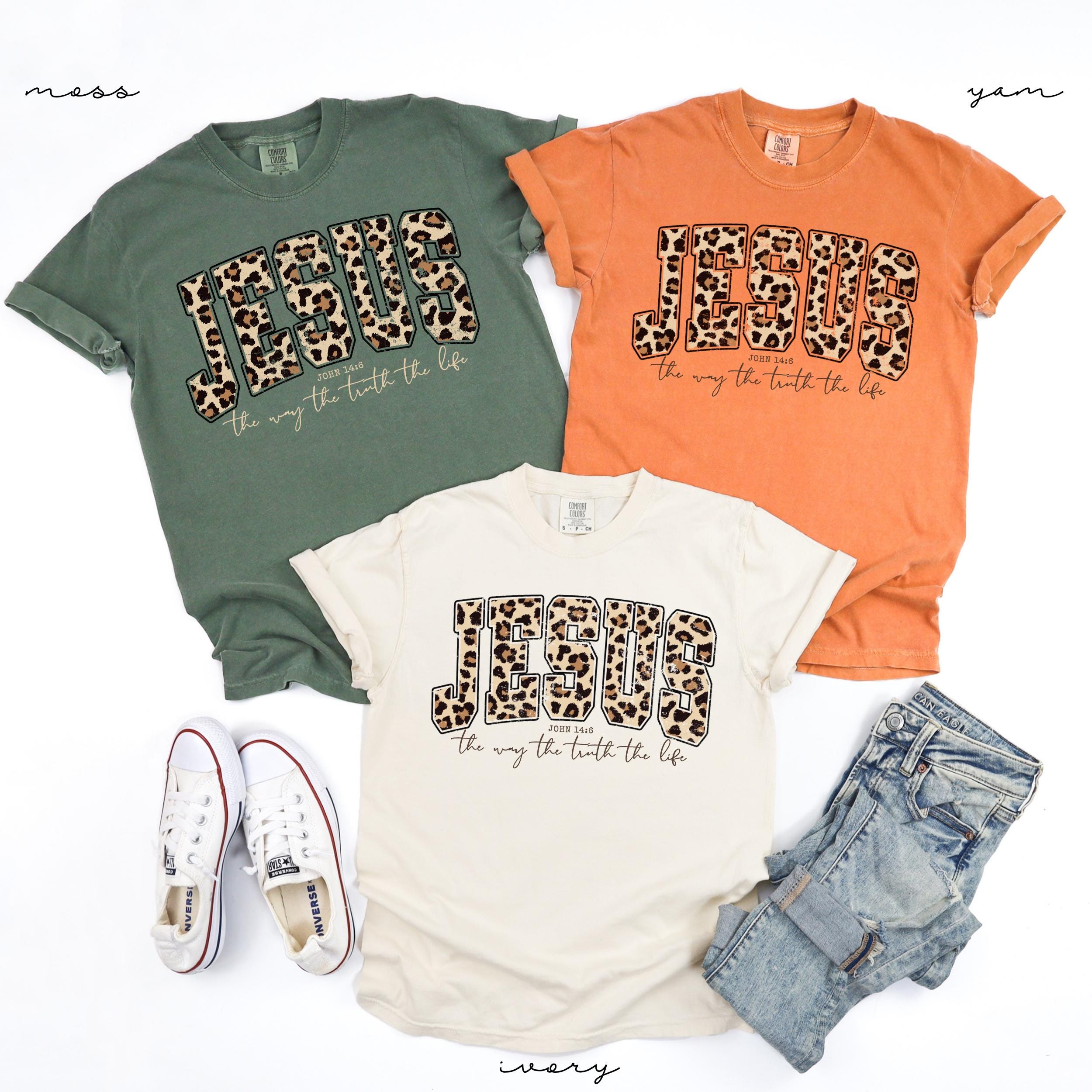 Jesus with Bow  - TSHIRT- (COMFORT COLOR/BELLA)