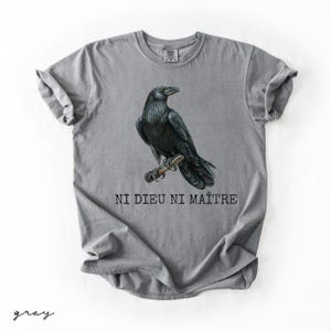 Anti-Authoritarian Shirt, Ni Dieu Ni Maître, No God No Master, Anti Trump Shirt, Leftist Protest Shirt, Anarchist T-shirt, Anti Trump Shirt