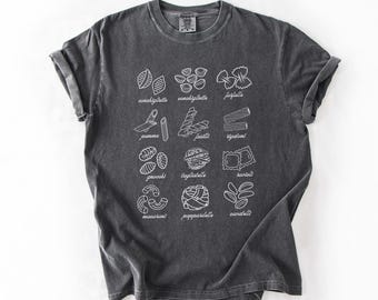 Comfort Colors® Pasta Shirt, Al Dante Shirt, Italian Summer Shirt, La Dolce Vita Shirt, Tomato Girl, Pasta Womens Shirt, Eat Pasta Run