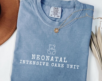 Comfort Colors® Nicu Nurse Gift Shirt for Men and Women Comfort Colors Shirt, Custom Neonatal ICU Nurse Tee, RN Graduation Gift, Nicu RN