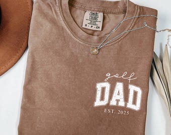 Comfort Colors® Golf Dad Shirt For Fathers Day, Golf Dad Appreciation Shirts, Best Dad By Par, Best Grandpa Golf Shirt, Dad Golfing Shirt