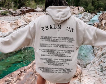 Christian Hoodie, Bible Verse Sweatshirt, Religious Hoodie, Christian Gifts for Her, Religious Apparel Baptism Sweatshirt, Jesus Hoodie