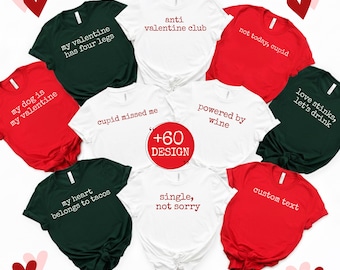 Matching Galentines Day Shirt, Bestie Group Valentines Tee, Funny Valentine's Day Shirt, Anti Valentines Gift, Valentine Day Friends Tees
